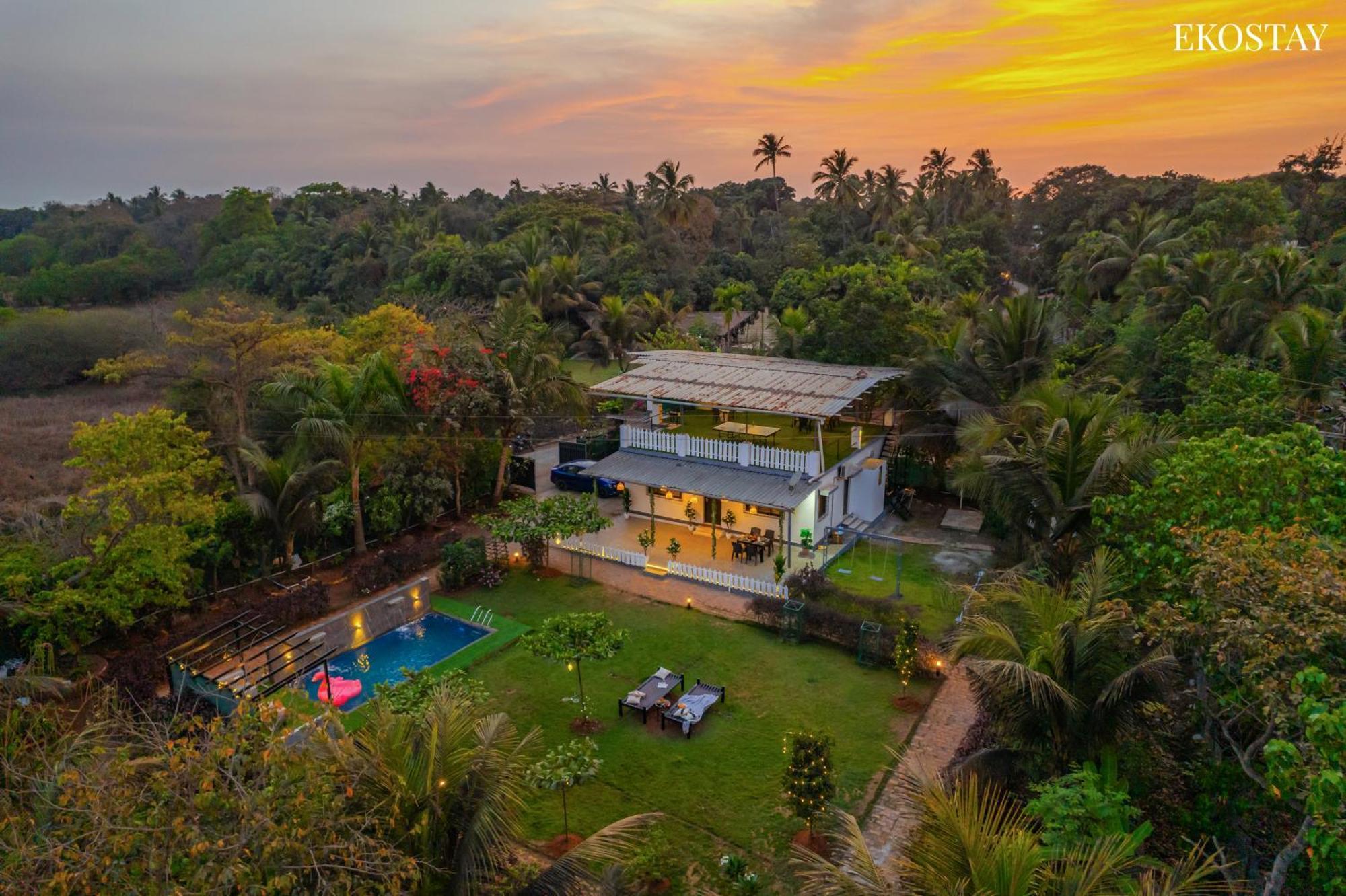 Eko Stay- Panorama Villa Alibaug Buitenkant foto