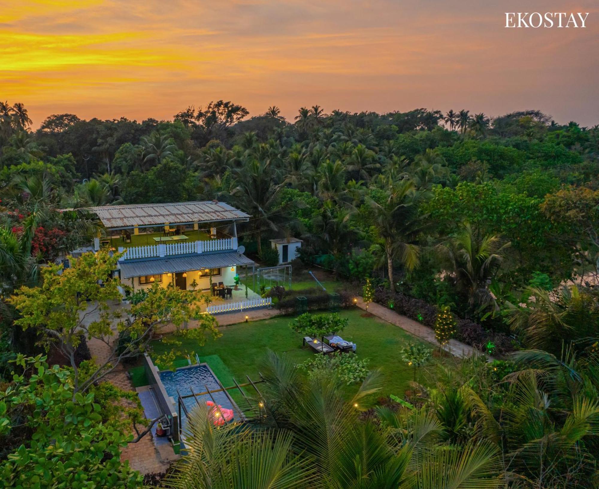 Eko Stay- Panorama Villa Alibaug Buitenkant foto